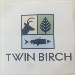 Twin Birch Sticker